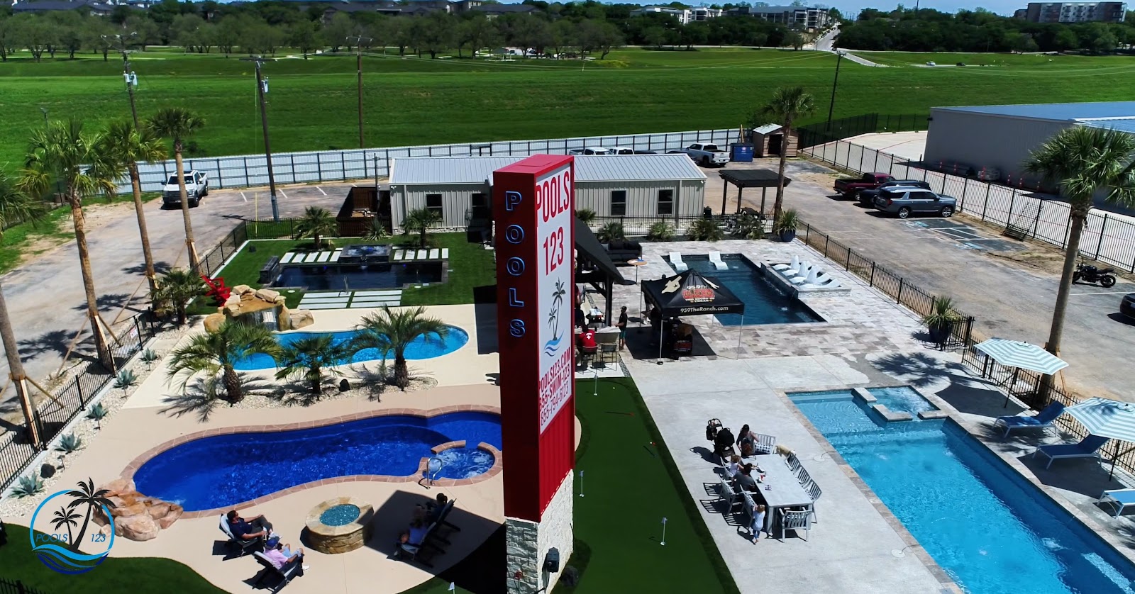 Modern Resort-Style Pool in Wylie